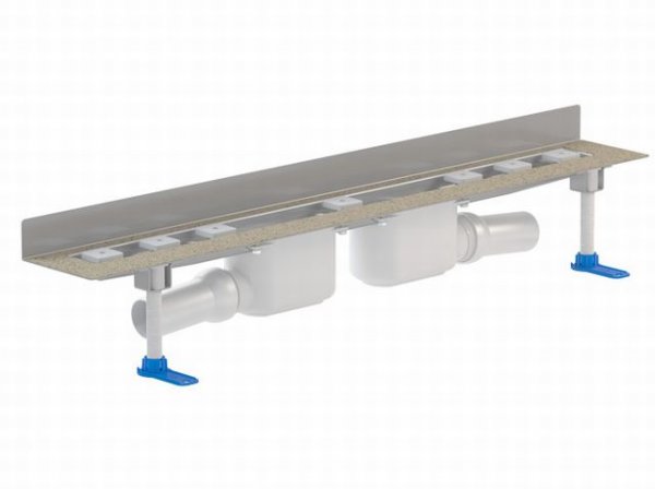 DALLMER shower channel CeraLine 2 drains W 521873, 1000mm, DN 50 overall height 110mm