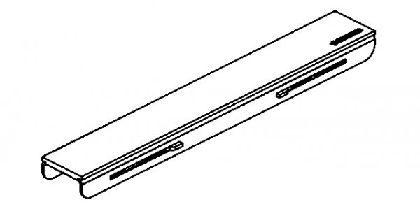 DALLMER cover CeraLine Design matt, 526182, lockable, 500mm