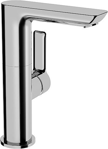 Hansa Hansaligna basin mixer, side operated, without drain set, with safety device, projection: 116m...