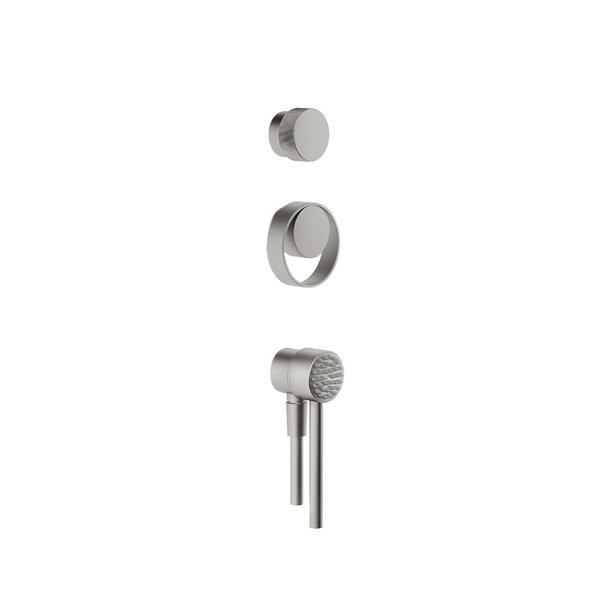 Gessi outdoor single lever mixer, diverter and hand shower set for outdoor shower 63207, 63214