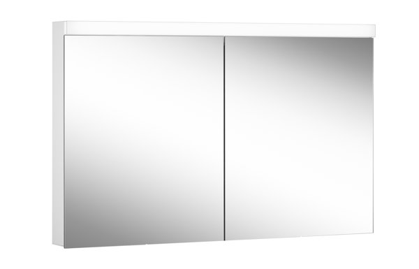 Schneider LOWLINE Basic LED illuminated mirror cabinet, 3 double mirror doors, 120x74,8x13,5cm, 171.320.