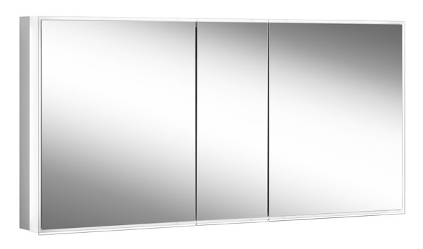 Schneider PREMIUM Line Superior LED illuminated mirror cabinet, 3 double mirror doors, 1525x73,6x16,7cm, 181.150.