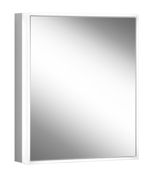 Schneider PREMIUM Line Ultimate LED illuminated mirror cabinet, 1 double mirror door, socket left, 5...