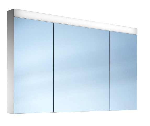 Schneider mirror cabinet PATALine, 161.131, 130/3/GT/LED, middle door large