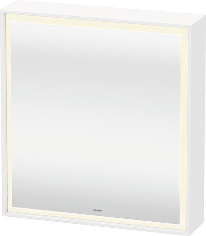 Duravit L-Cube mirror cabinet with LED lighting, stop left, width 650mm (wall mounted)