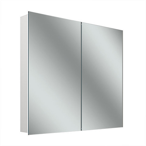 Schneider ADVANCED Line Comfort LED illuminated mirror cabinet, 2 doors, socket left, 61.5x71.5x12cm...