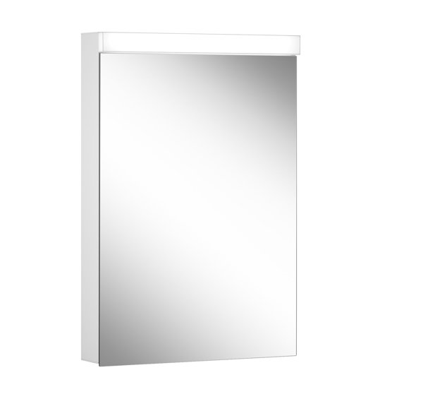 Schneider DAILY Line Ultimate LED illuminated mirror cabinet, 1 door hinges changeable, socket right...