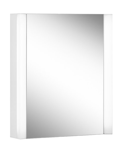 Schneider EASY Line Superior LED illuminated mirror cabinet, 1 door hinges changeable, 60x70x14cm, 175.060.