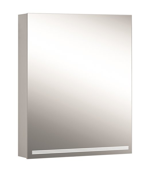 Schneider GRACELINE LED illuminated mirror cabinet, 1 door stop left, 60x70x12cm, 116.461.