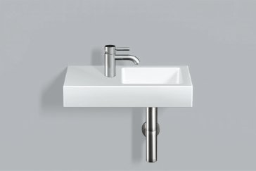 Alape wash basin WT.QS525H.R, rectangular W: 525mm H: 94mm D: 325mm, 4280000000, white