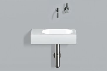 Alape Wash basin WT.XXS450.R, rectangular W: 450mm H: 100mm D: 236mm, 4298000000, white