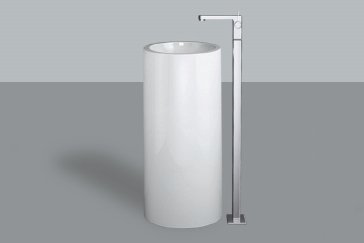 Alape wash basin WT.RX400K, round Ø 40,4cm, 4504000000, white