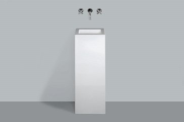 Alape wash basin WT.RX325QS, square W: 329mm H: 900mm D: 367mm, 4801000000, white