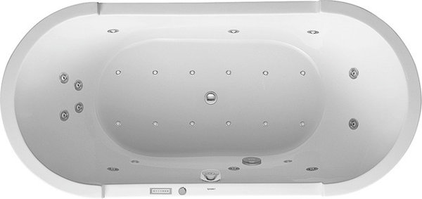 Duravit whirlpool Oval Starck 1900x900mm Combisystem E