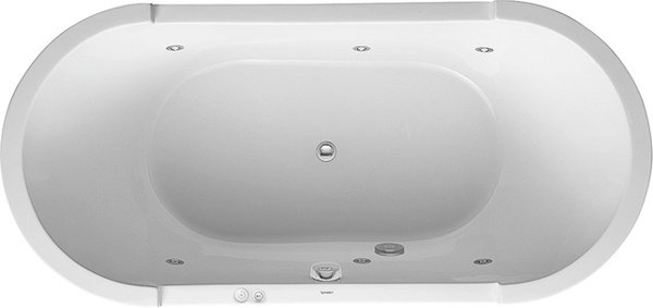 Duravit whirlpool oval Starck 1900x900mm jet system