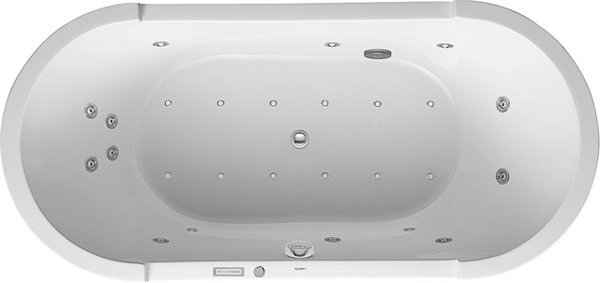 Duravit Whirlpool Oval Starck 1900x900mm free standing Combisystem E