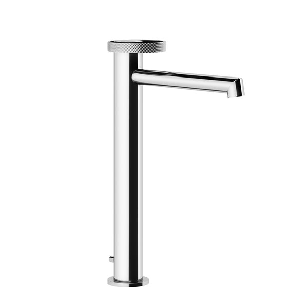 Gessi Anello, single-lever basin mixer, high version, with pop-up waste, projection 174mm, 63305