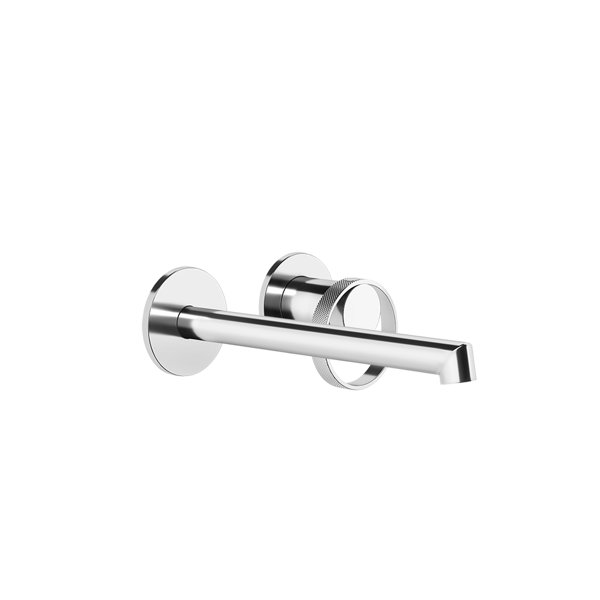 Gessi Anello, finish-mounting set for concealed single-lever basin mixer, with individual rosettes D...