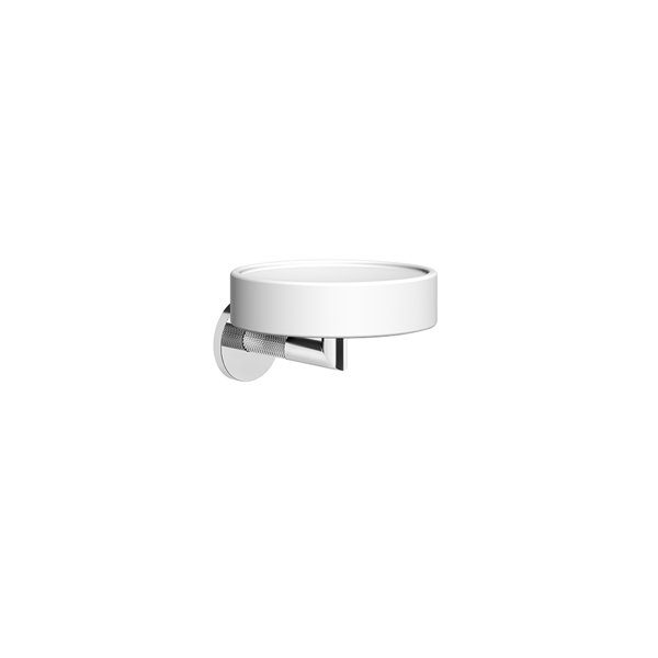 Gessi Anello, soap dish matt white for wall mounting, 63701