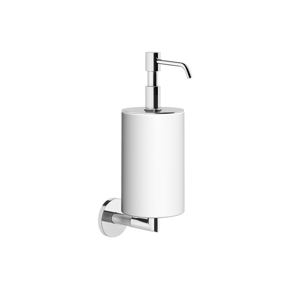 Gessi Anello soap dispenser for wall mounting container white matt, 63713