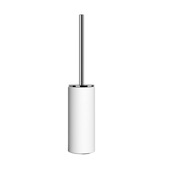 Gessi Anello toilet brush set for wall mounting container matt white, 63743