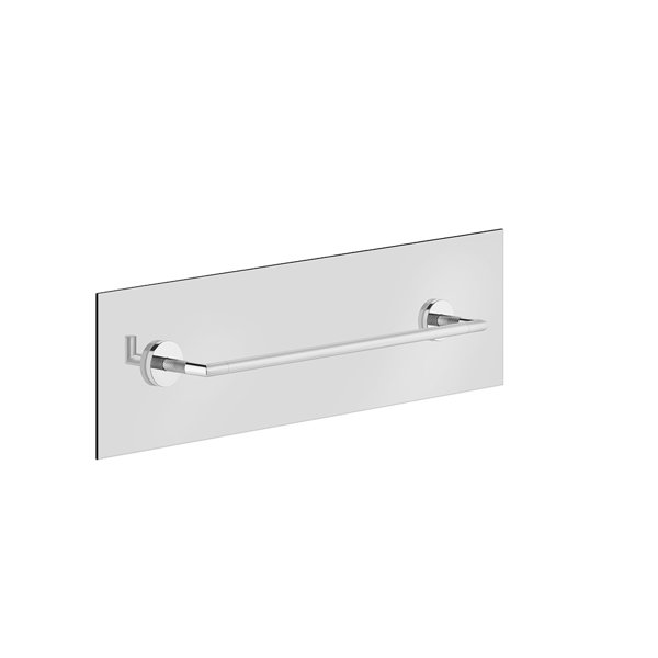 Gessi Anello towel rail 450mm for mounting on a glass wall , 63826