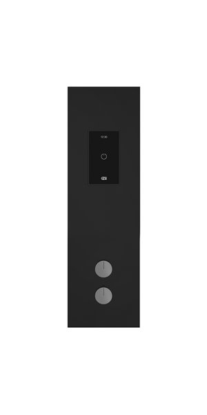 Gessi Binario, complete set digital control touch-screen, control of all electronic and water-carryi...