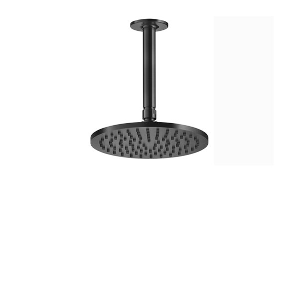 Gessi Inciso anti-limestone shower head D200 mm, with joint and ceiling arm, customizable length, 1/...