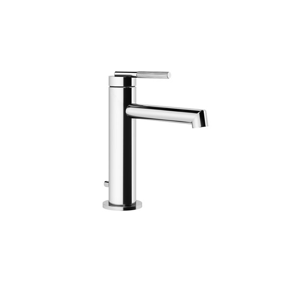 Gessi Ingranaggio single-lever basin mixer, with 1 1/4 waste, 128mm projection, 63501