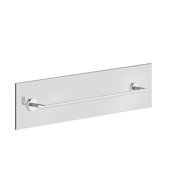 Gessi Ingranaggio, towel rail 600mm for mounting on a glass wall with 8-10mm thickness 2x2 10mm hole...