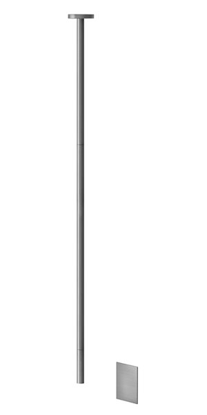 Gessi Gessi 316 Flessa, touch-free, electronically controlled washbasin ceiling spout, length 1600mm...