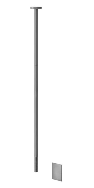 Gessi Gessi 316 Trame, touch-free, electronically controlled washbasin ceiling spout, length 1600mm, integrated sensor, 54324