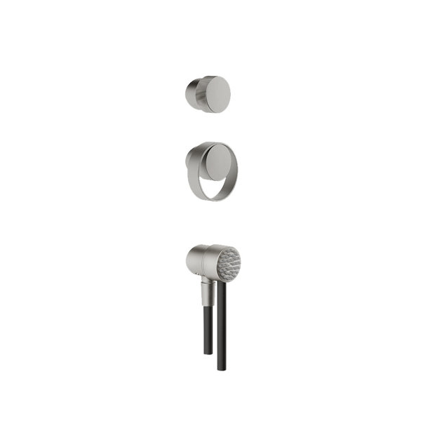 Gessi Outdoor single lever mixer, diverter and hand shower set for outdoor shower 63203, 63212