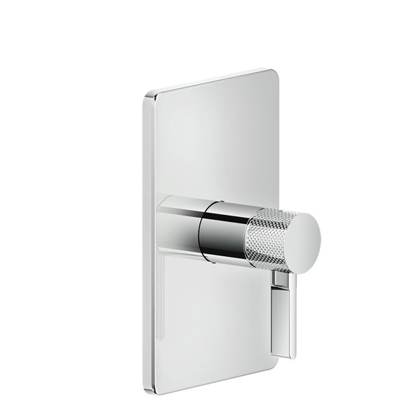 Gessi Inciso shower finished installation set, single lever mixer without diverter for UPK 44655, 58061