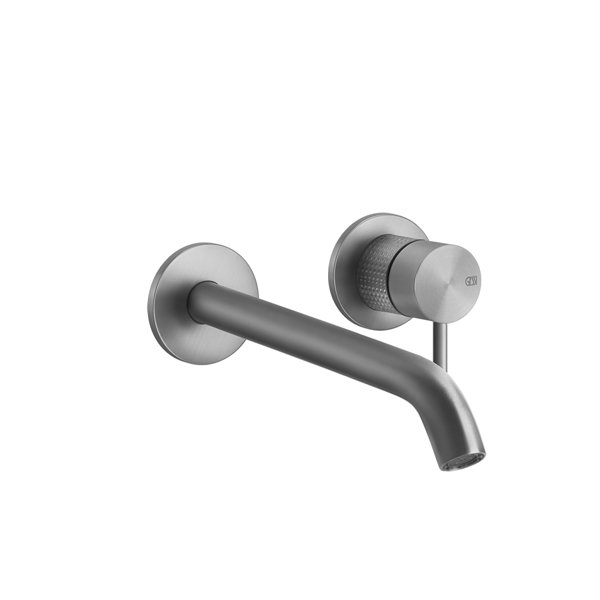 Gessi 316 Cesello finish-mount set for concealed single lever basin mixer, single rosettes D65 mm, p...