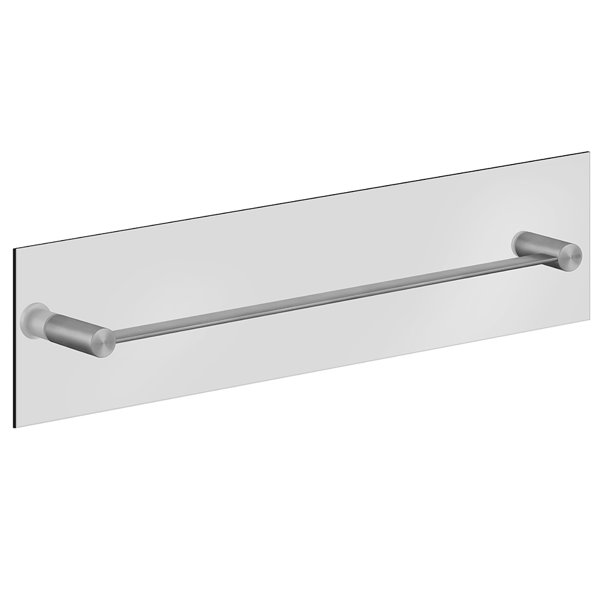 Gessi 316 towel rail 600 mm for mounting on a glass wall, 54925