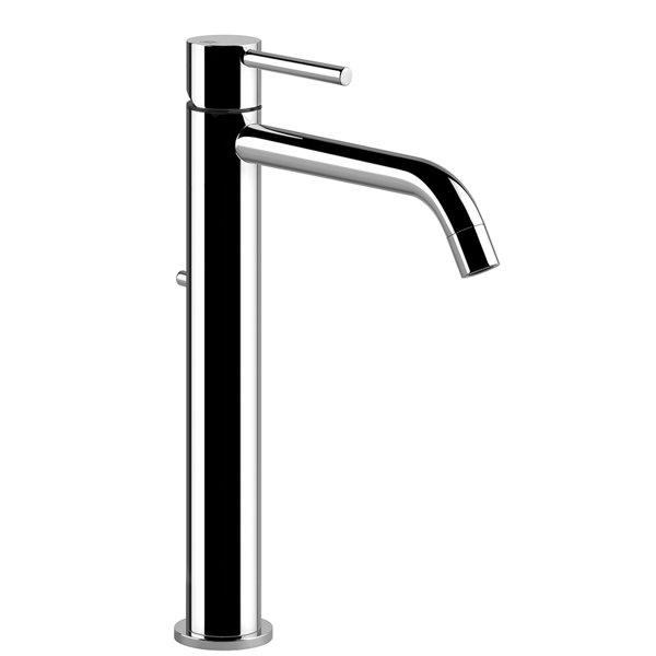 Gessi Emporio Via Tortona single-lever basin mixer higher version, with 1 1/4 waste, 127 mm projecti...