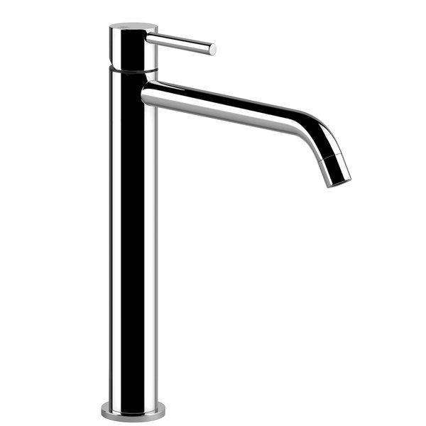 Gessi Emporio Via Tortona single-lever basin mixer higher version, without pop-up waste, projection ...