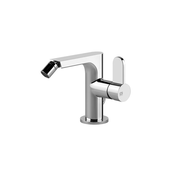 Gessi Emporio Via Bagutta single-lever bidet mixer, 1 1/4 waste, 114 mm projection, 35807031