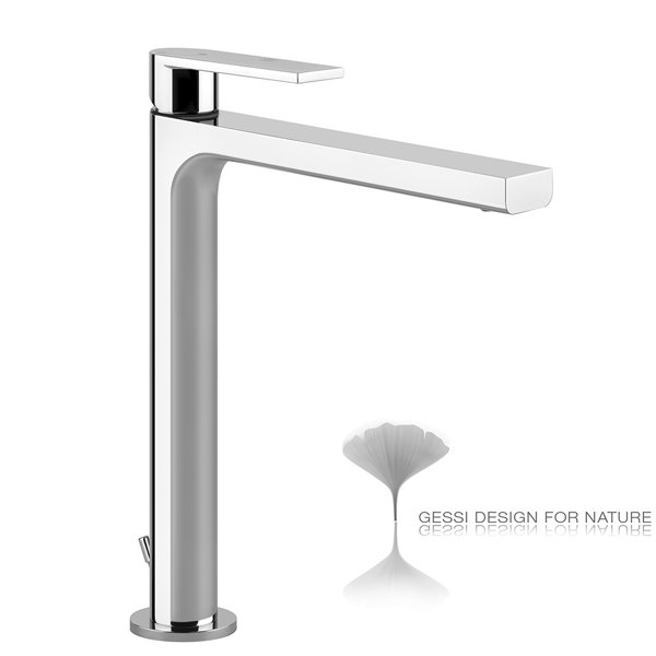 Gessi Emporio Via Manzoni ßKO washbasin single lever mixer, high version, with 1 1/4 waste, 212 mm ...