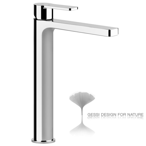 Gessi Emporio Corso Venezia, ßKO single-lever basin mixer high version 249 mm, with 1 1/4 waste, 212 mm projection, 47115031