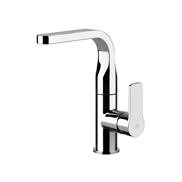 Gessi Emporio Corso Venezia, single-lever basin mixer, with 1 1/4 waste, 160 mm swivel spout, 47121031