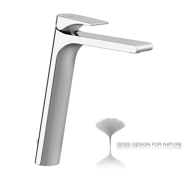 Gessi Emporio Via Solferino ßKO single-lever basin mixer, high version, with 1 1/4 waste, 217 mm pr...