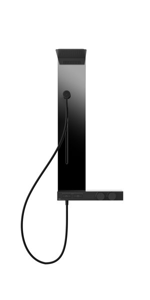 Gessi HI-FI, shower combination for surface wall mounting with thermostat, 2 functions, 63043