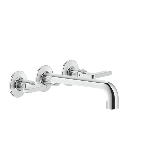 Gessi Inciso colour set for 2-handle basin mixer, with lever handles with spout 190-210 mm, without drain set, 58090