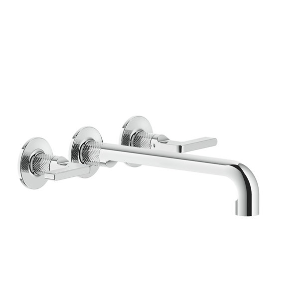 Gessi Inciso colour set for 2-handle basin mixer with lever handles with 235-255 mm spout, without d...