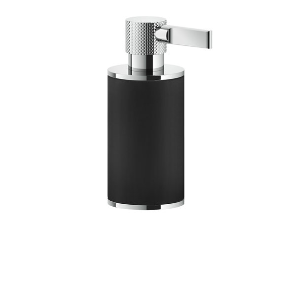 Gessi Inciso pedestal soap dispenser, container black matt, 58538