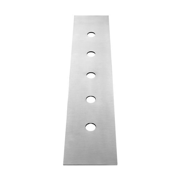 Gessi 5-hole decor plate for Secur Box 01669, tile bench mounting, 01758