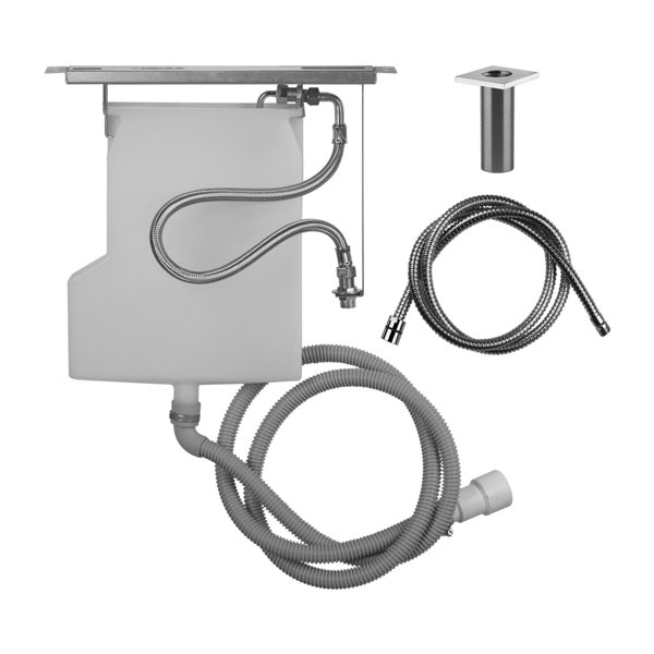 Gessi Securflex hose grommet for tile bench minimum width>100 mm