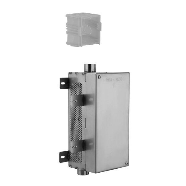 Gessi flush-mounted body for contactless, electronically controlled sensor, flush-mounted box with 1/2 connections, flush-mounted switch box for sensor , 30629031